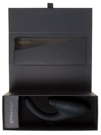 Чёрный стимулятор 2-в-1 для женщин Womanizer InsideOut